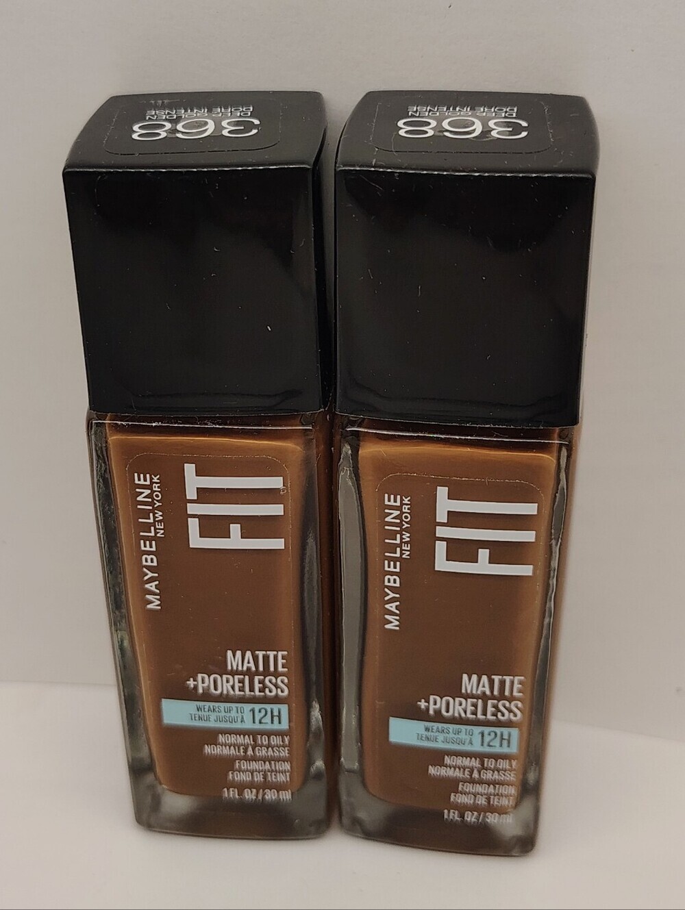 Maybelline Fit Me Matte Poreless Foundation in 368 Warm Deep New Makeup